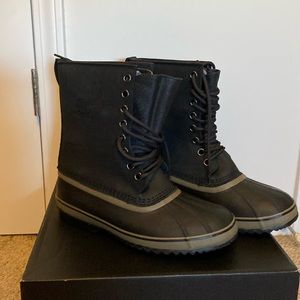 Mens Sorel Boots. 1965 Premium T Black, size 10.